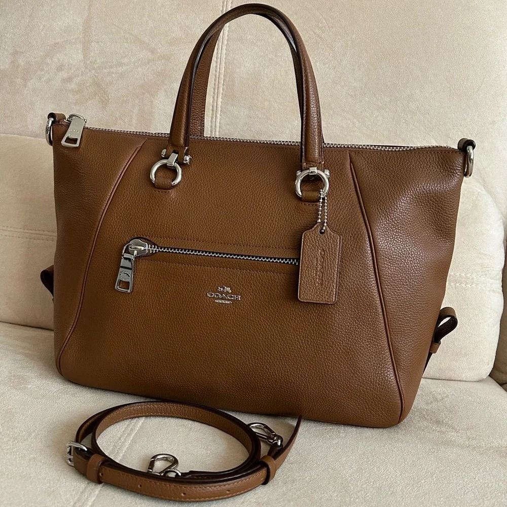 Coach Classy Leather Large Carryall, Tote, Work Bag, Crossbody, Vacation Bag - Picture 16 of 16